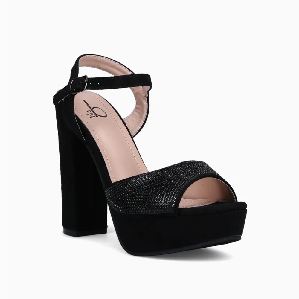 Baker black platforms